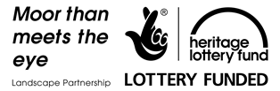Moor than meets the eye landscape partnership and heritage lottery fund logo